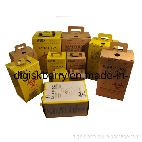 Sharps Safety Box for Hospital Used Syringes &Sharps (All volume)
